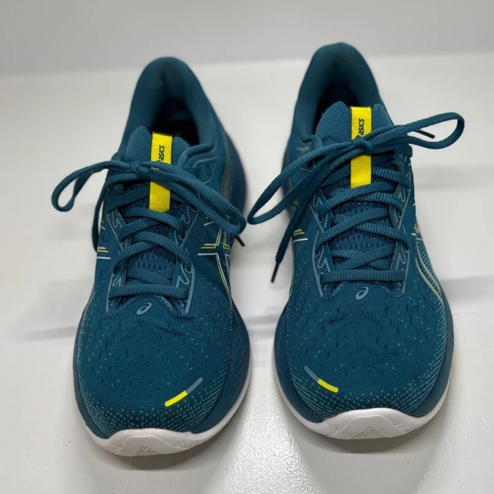 ASICS Gel Cumulus 26 Running Shoes Blue Yellow Men’s Size 8.5 EU 42